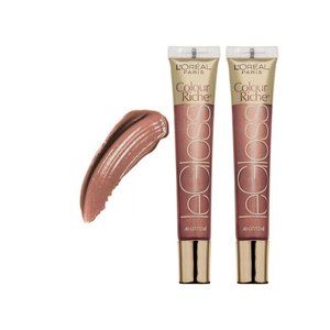 L'Oreal Paris Colour Riche Le Gloss Nude Illusion 0.40 oz/12ml Set of 2